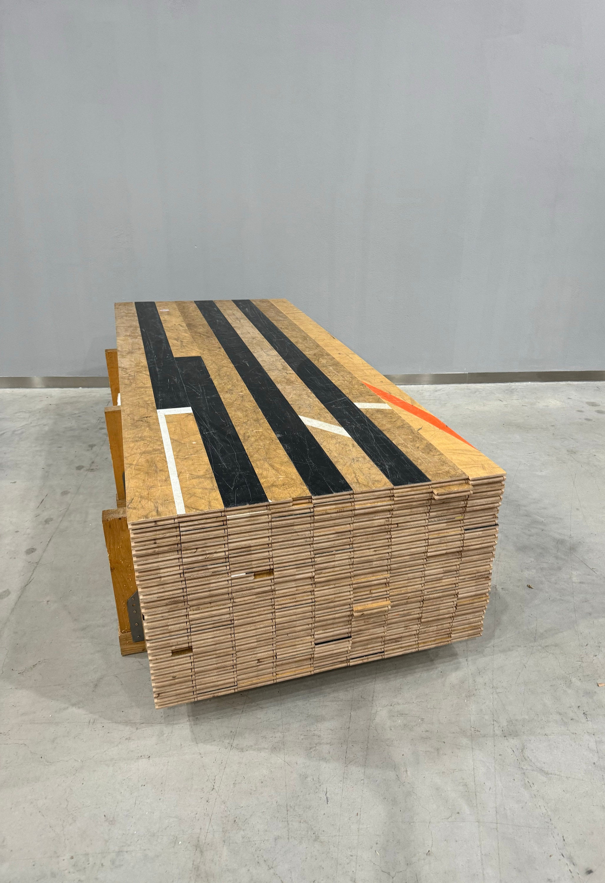 Set of 10m2 108sqft Vintage Reclaimed Wooden Floors From Basketball Court From 1970s gym Floors Etsy Canada