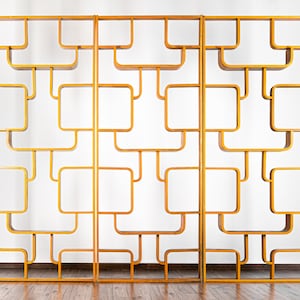 Limited Edition Mahogany Vintage Wall Unit - Room divider panel - Czech Old Divider by Designer Ludvik Volak - 1960s