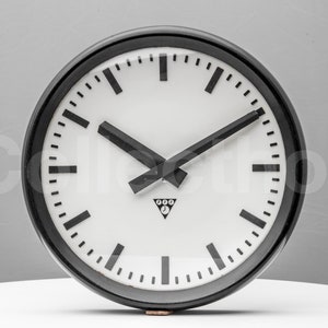 超絶レア！37cm Black Dial PRAGOTRON パラゴトロン 時計 Pragotron Clock - Etsy