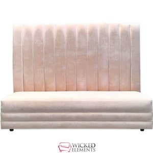 Tall dining bench with back sale