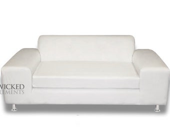 Sleek Wide Arm Loveseat