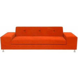 Mid Century Modern Funky Sofa, Sleek Couch