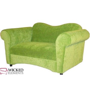 Pixie Loveseat, Curved Back Loveseat, Loveseat With Curved Back