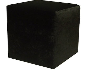 Upholstered Custom Cube Ottoman