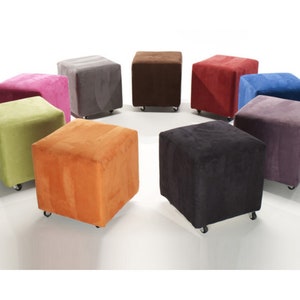 Cube Ottomans, Ottoman With Wheels