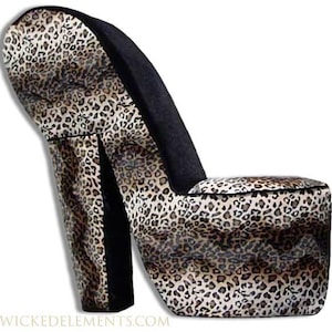 Shoe Chair, High Heel Chair, Custom Shoe Chair, Stiletto Chair, Custom Chair