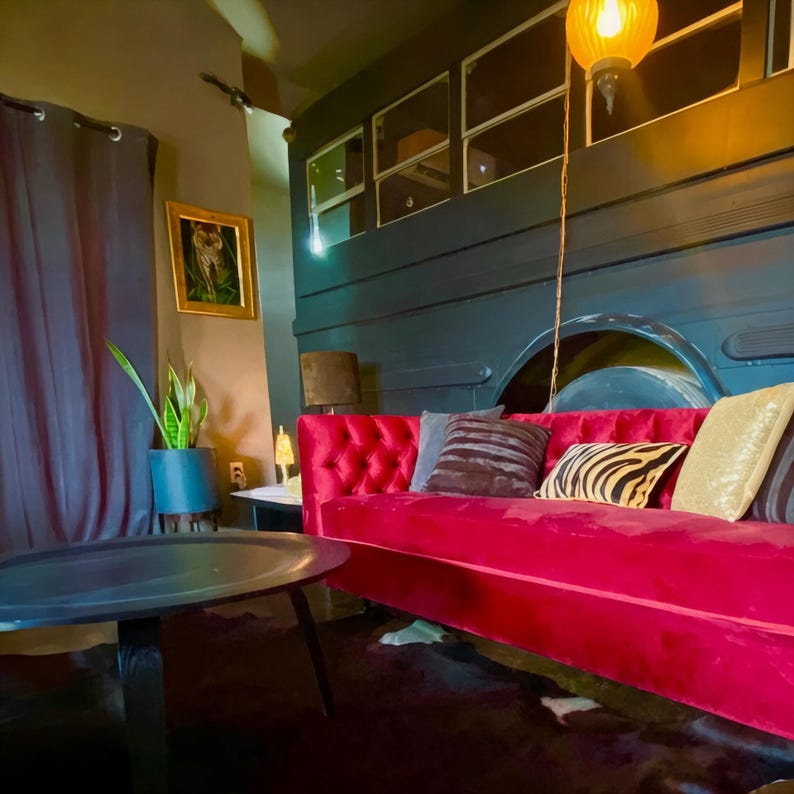 Modern Chesterfield Sofa, Custom Traditional Couch image 3
