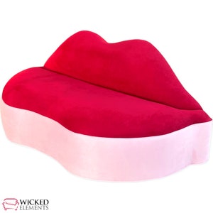 Full Size Lips Couch, Two-Toned Lips Sofa, Iconic Lips Sofa