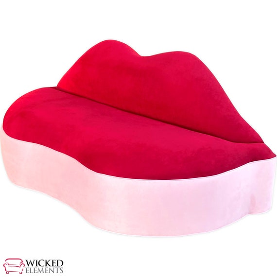 Full Size Lips Couch Twotoned Lips Sofa Iconic Lips Sofa Etsy