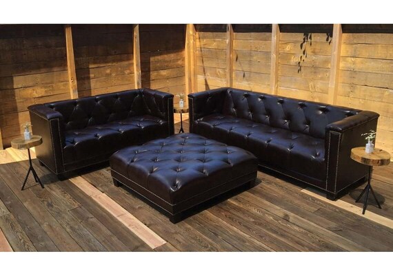 Nailhead on sale couch set