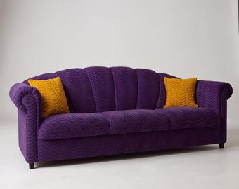 Purple Sofa, Flair Back Sofa