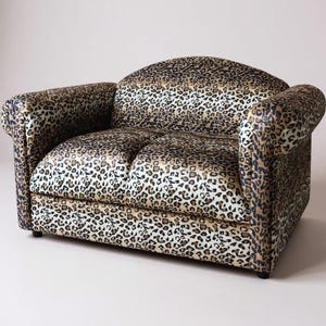 Leopard Print Loveseat
