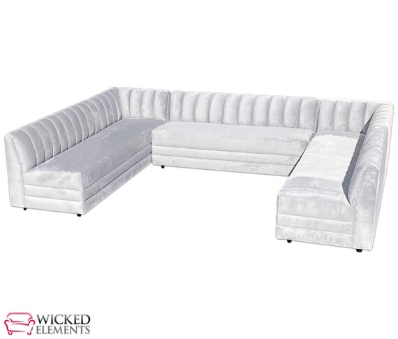 3 piece U shape Sofa Sectional U Shaped Banquette Bench U shaped