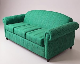 Camel Back Rolled Round Arm Sofa | Modern Classic Sofa