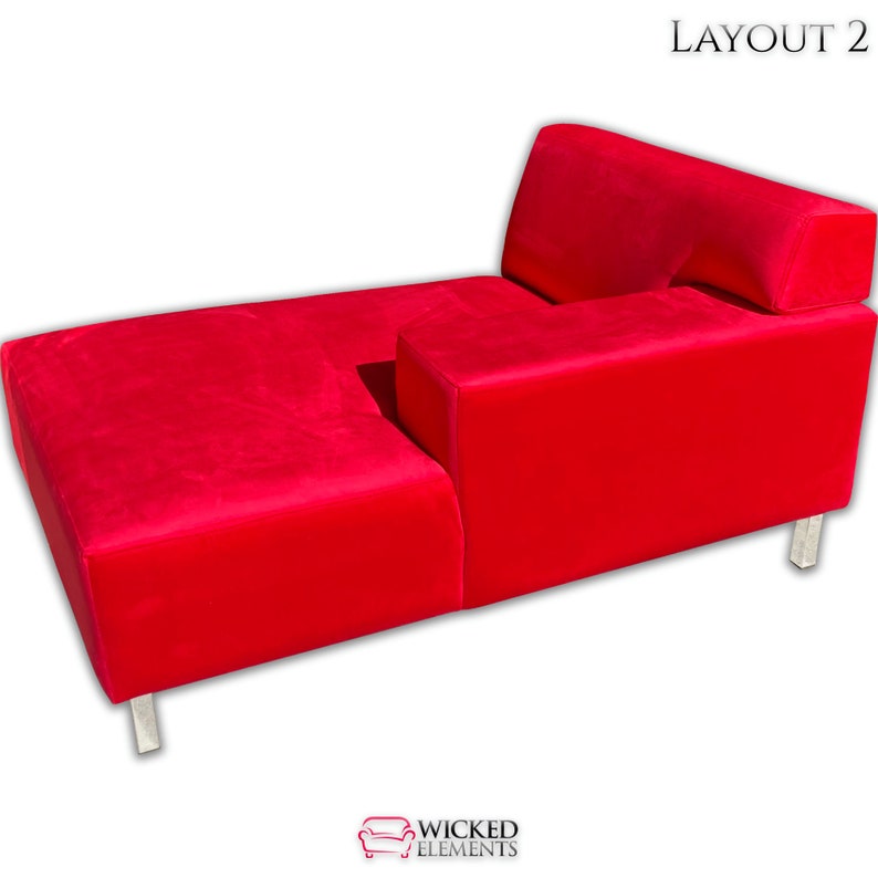 Euro Chaise Lounge One Arm Chaise Lounge Left or Right Etsy