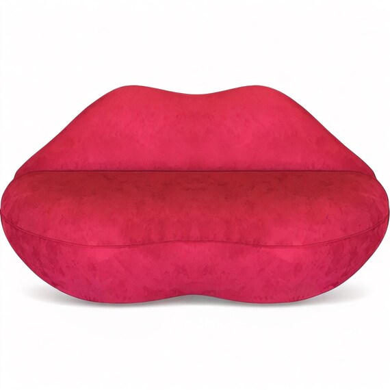 唇のソファ Red Lips Couch, Lip Shaped Sofa - Etsy 日本