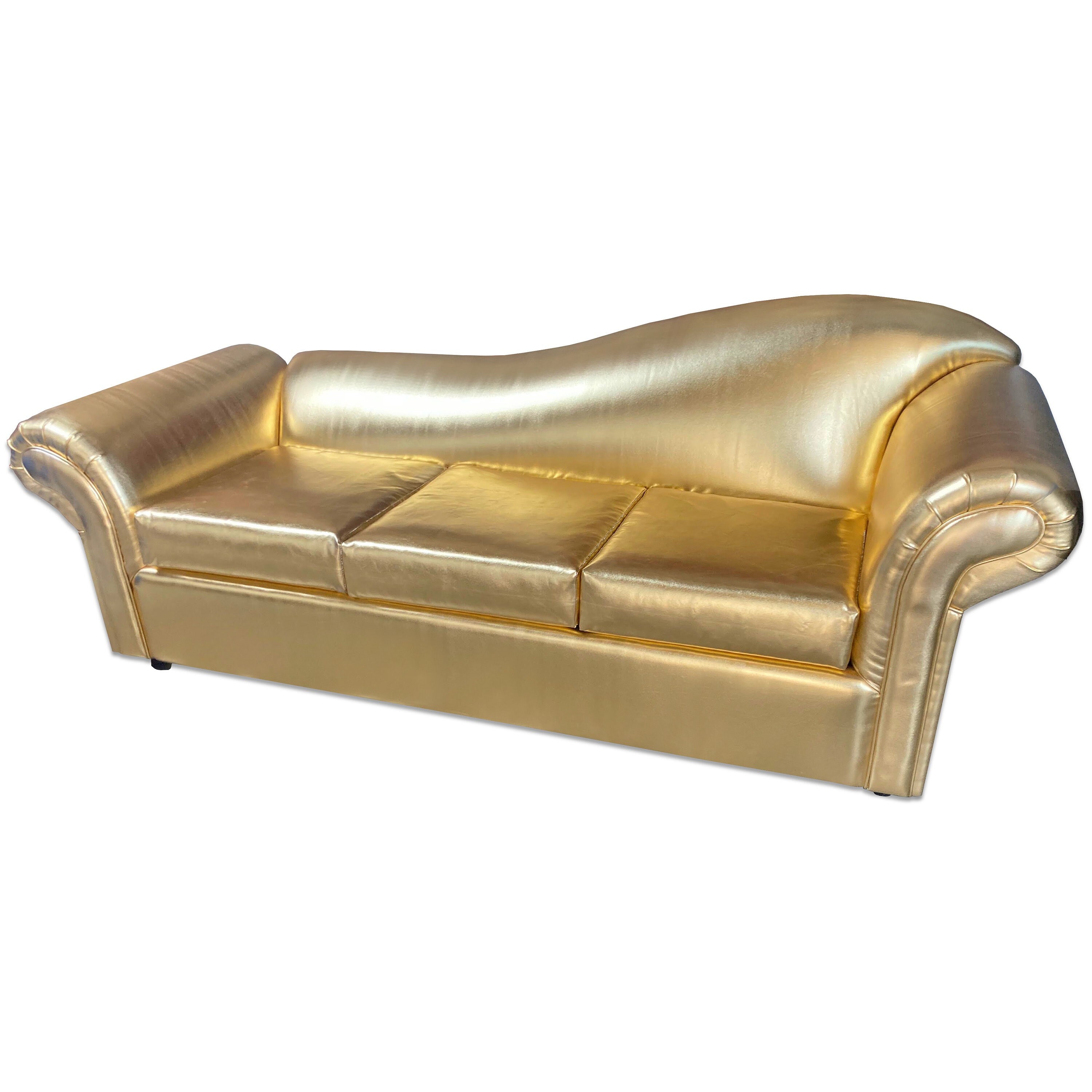 Gold couch clearance