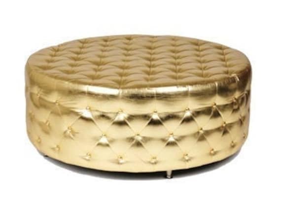 Custom round ottoman online