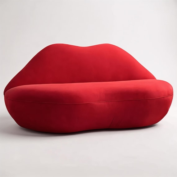 Lip Sofa, Lip Shaped Sofa, Lips Sofa, Lip Couch, Retro Sofa - Etsy