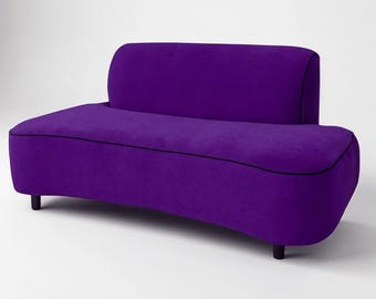 Mona Loveseat | Custom Two-Tone Accent Settee