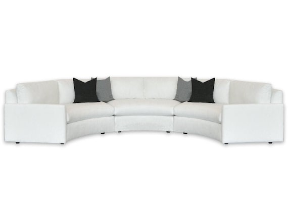 White clearance oversized sectional