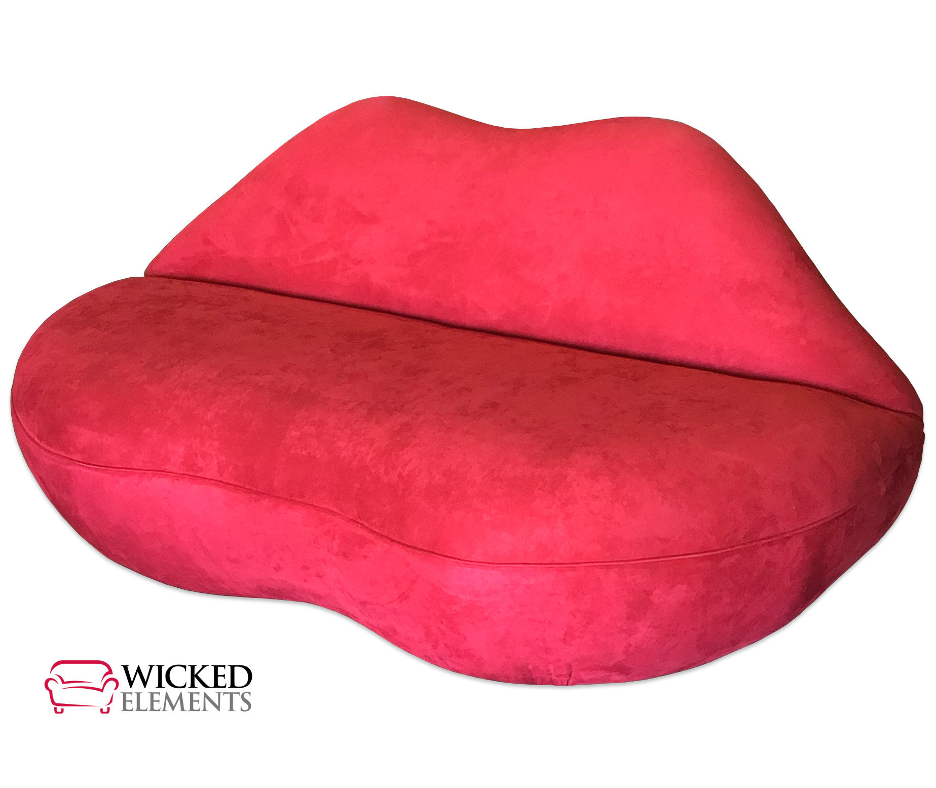 Red cheap lip couch