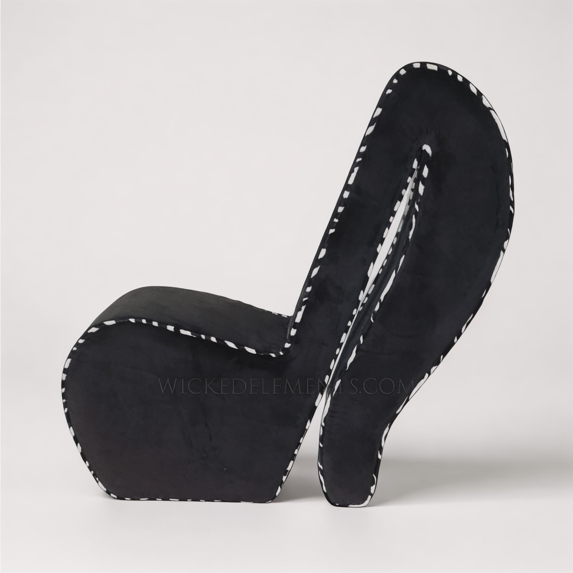 モーツァルト 楽譜柄 アンティーク調 椅子 Musical Note Chair | Jazz Chair | Custom Music Themed Accent Chair