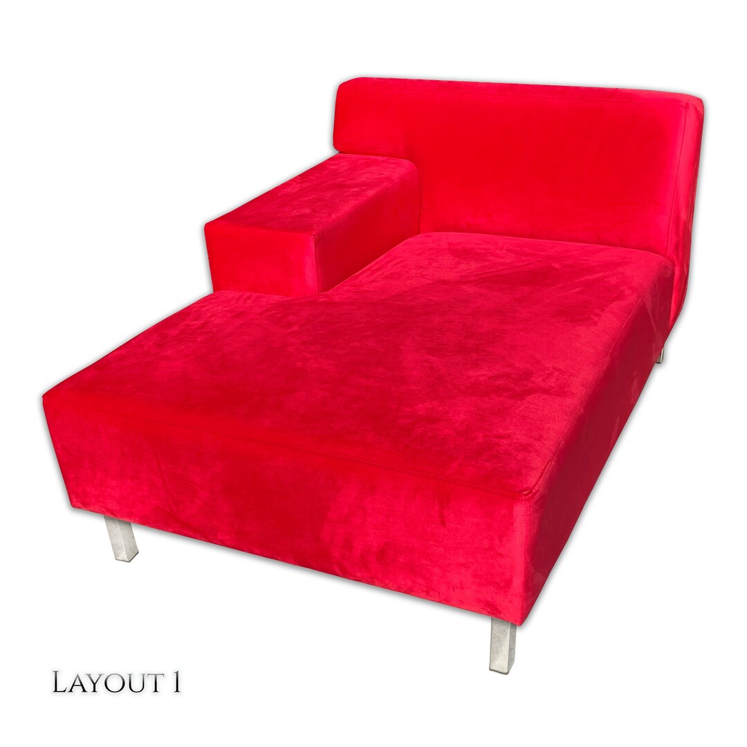 Euro Chaise Lounge, One Arm Chaise Lounge, Left or Right Facing Chaise