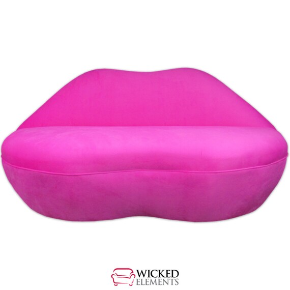 Pink lips sofa deals