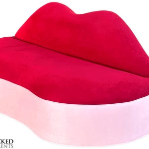 Full Size Lips Couch, Two-Toned Lips Sofa, Iconic Lips Sofa