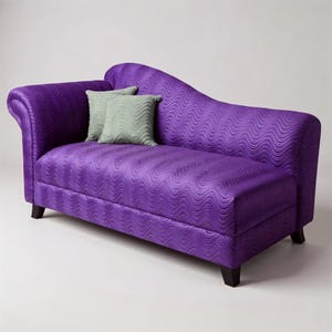 Chaise Lounge Sofa, Custom Chaise Lounge, Mid Century Lounge - 74&quot; L