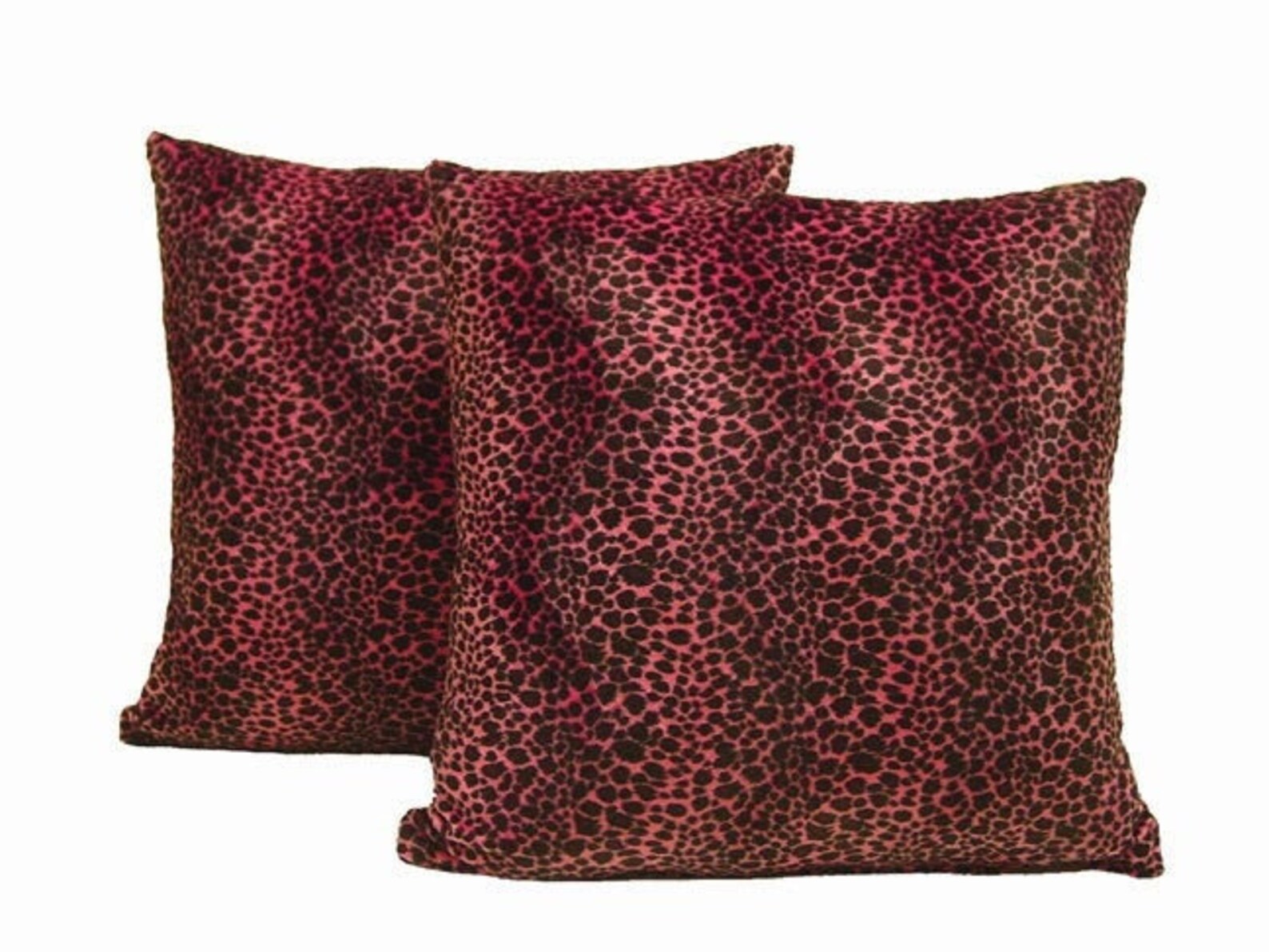Large Pink Cheetah Pillows Etsy