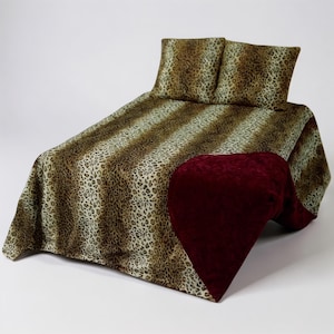 Custom Double Sided Duvet Cover & Pillow Set, Queen Size