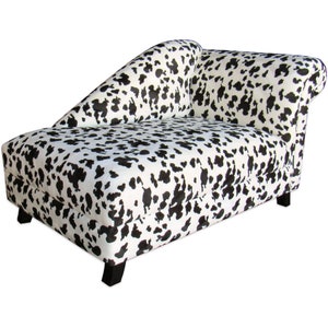 Cow Print Chaise Lounge