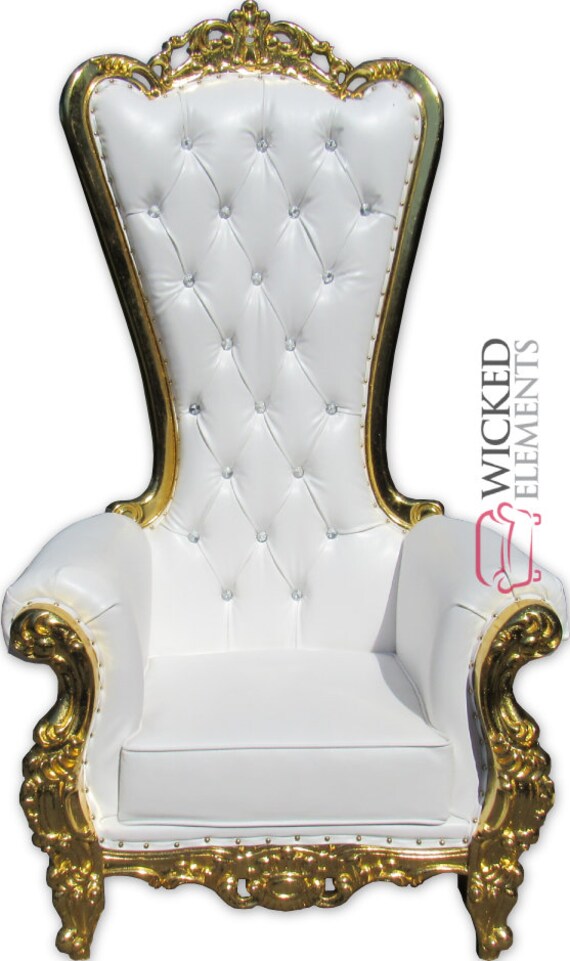 Custom Throne Chair Throne Chair Tufted Gold Throne Chair Etsy
