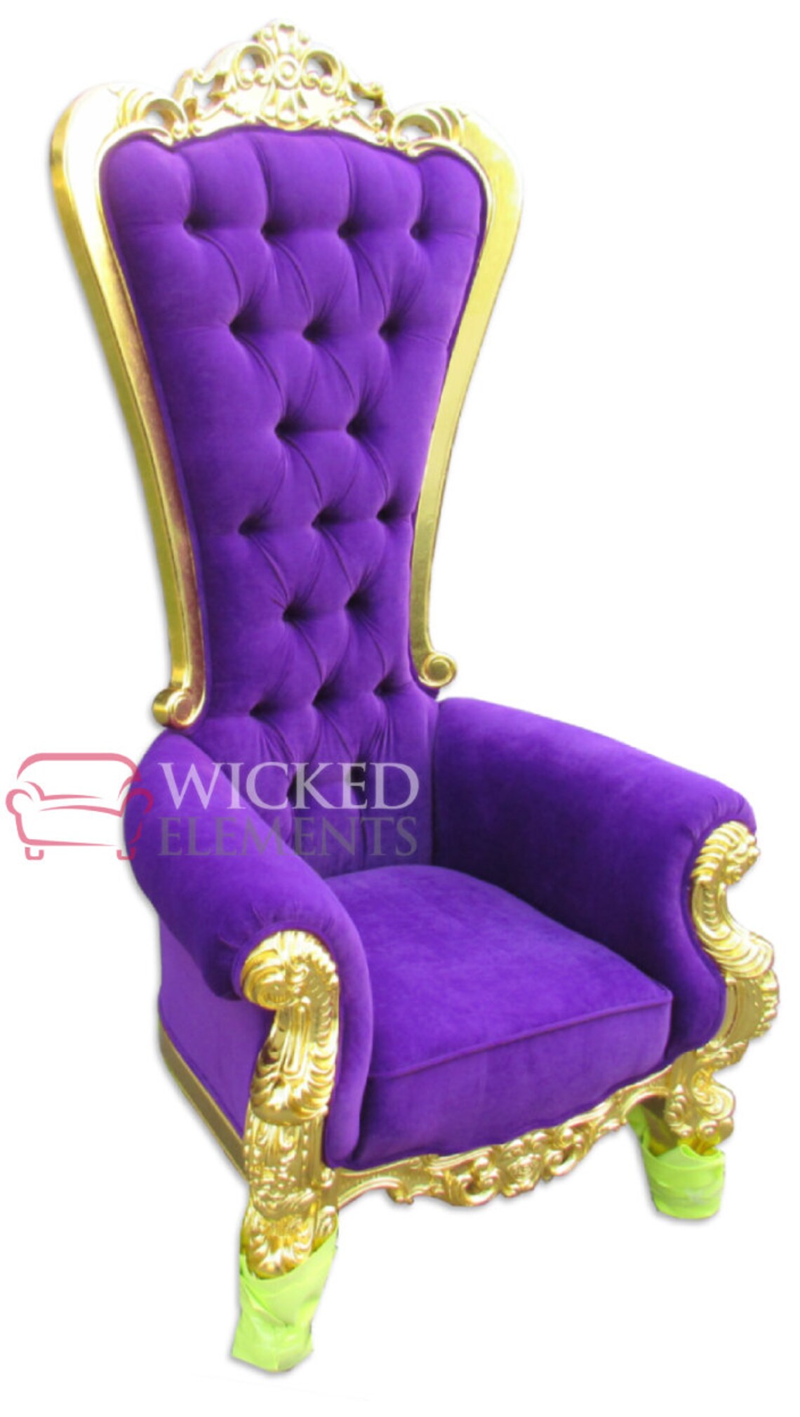Purple Throne Chair