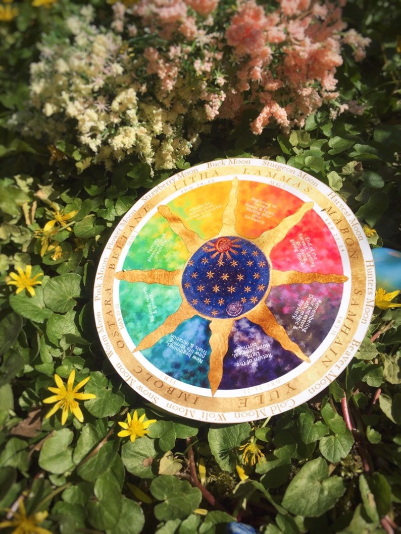 Rad des Jahres Wicca Kalender - Etsy.de