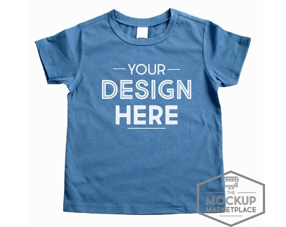 Kavio Tee Mockup Steel Blue Unisex Crew Neck Kavio Tee Mockup Steel Blue Unisex Crew Neck