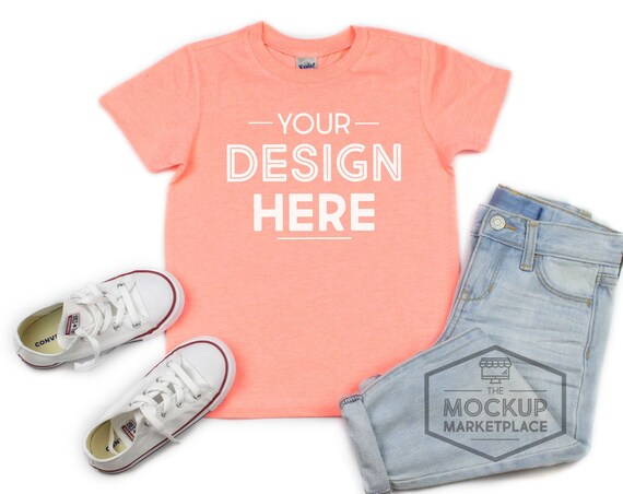 Kavio Tee Mockup Flamingo Unisex Crew Neck T-Shirt