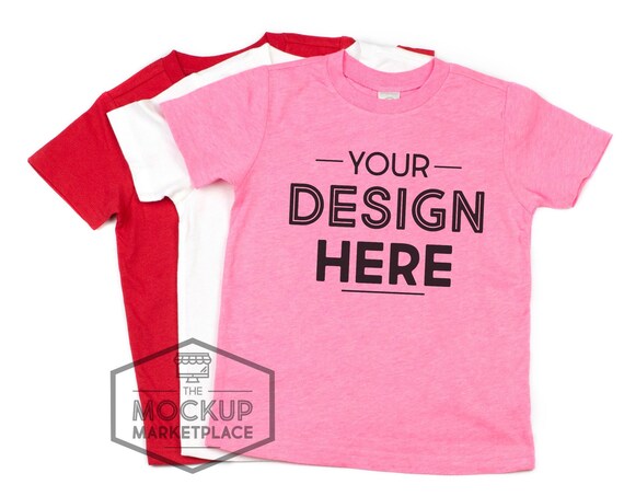 Kavio Tee Stack Mockup Pink Flash White And Red Kavio Tee Stack Mockup Pink Flash White And Red