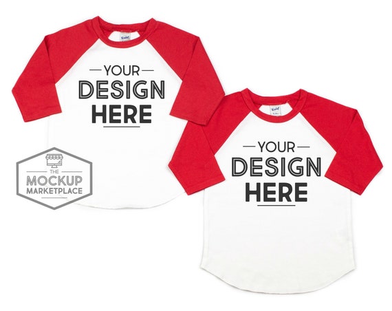 Kavio Red Raglan Set Mockup Ijo0660 Tp0660 Kavio Red Raglan Set Mockup Ijo0660 Tp0660