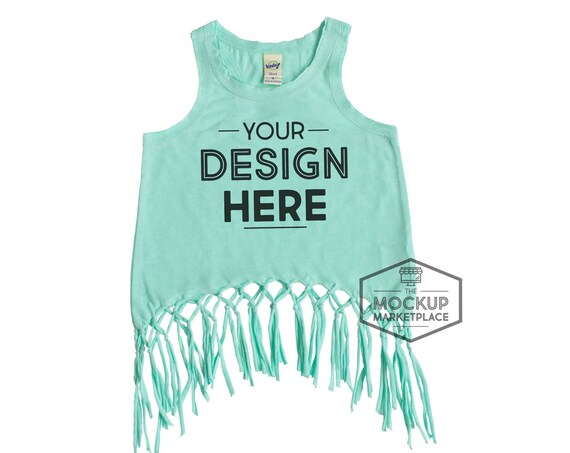 Kavio Scoop Neck Macrame Fringe Tank Mockup Ice Kavio Scoop Neck Macrame Fringe Tank Mockup Ice