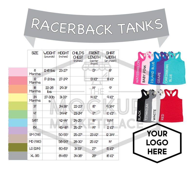 Tank Size Chart