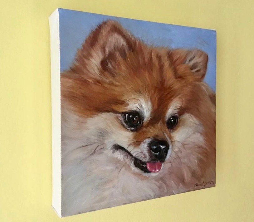 Pomeranian Pomeranian Gift Spitz Spitz Art Pomeranian - Etsy