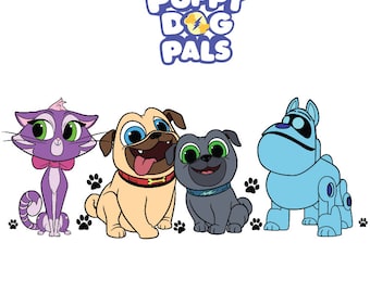 Puppy dog pals svg | Etsy