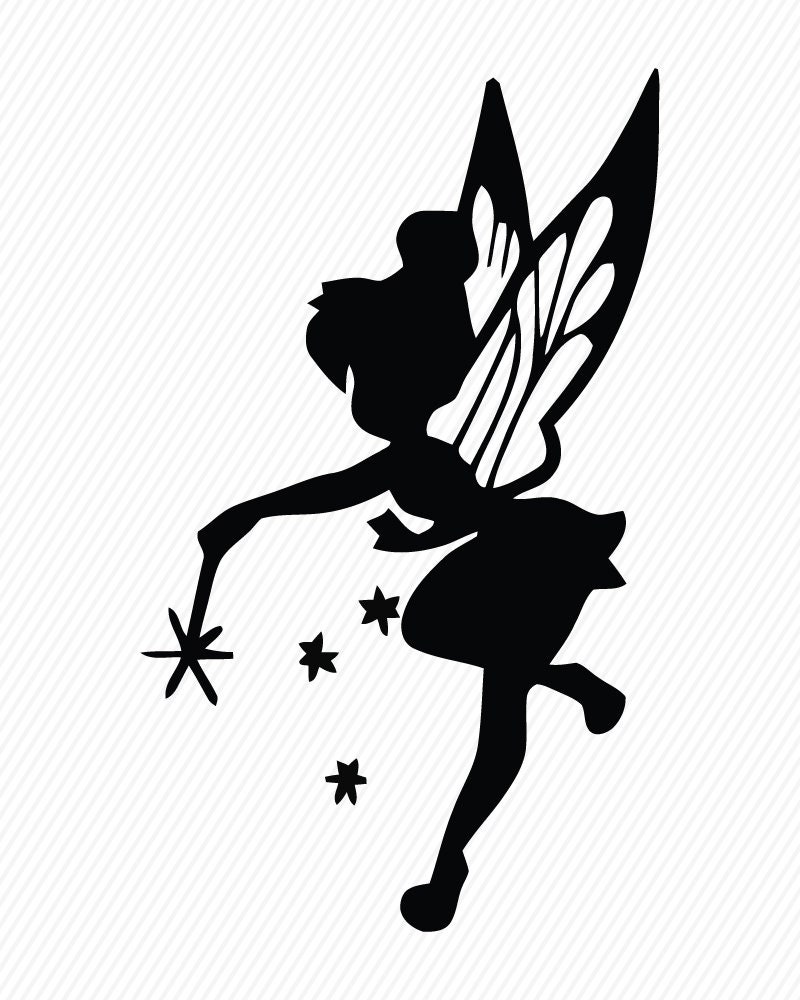 Tinkerbell Silhouette SVG