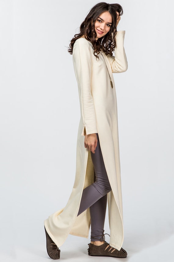 long white hippie dress