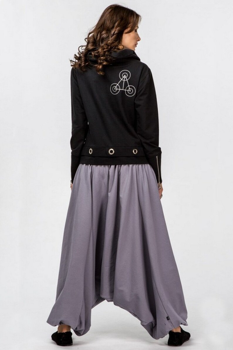 Warm Cotton boho baggy pants Winter yoga hippie loose women trousers