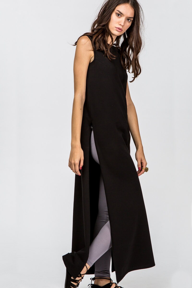 black hippie dress
