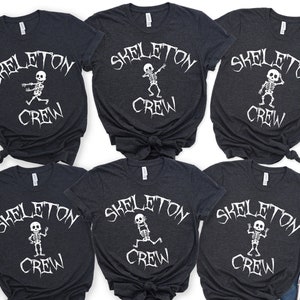 Skeleton Crew - funny Halloween Shirt, Family Halloween Shirts, gothic Fall Shirts, cute Skeleton Shirt, matching Halloween Family Shirts
